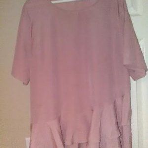 (2) Time and Tru XXL blouses pink and blue